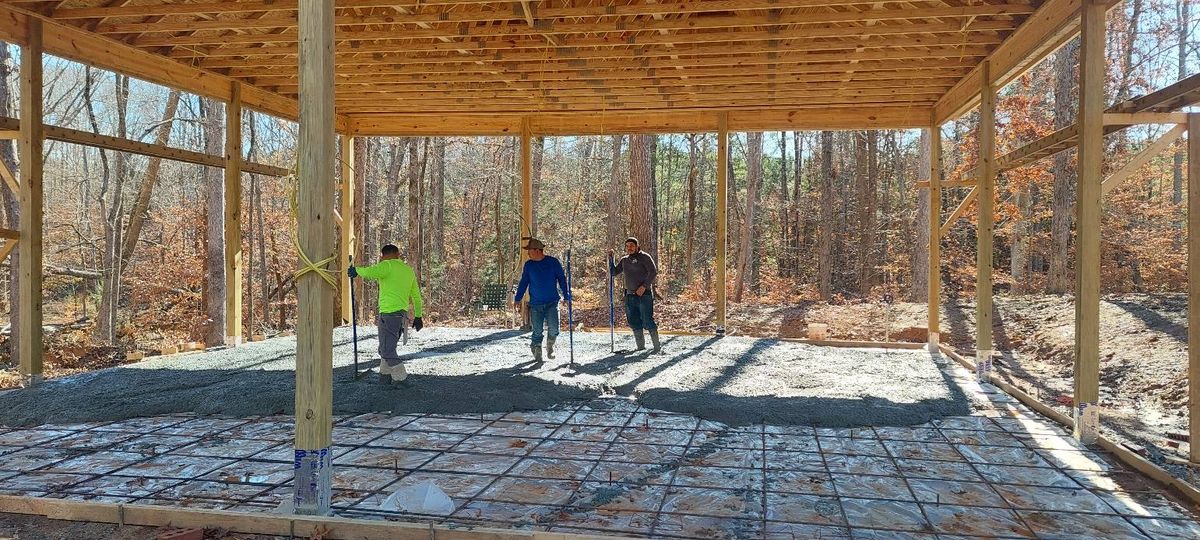 Concrete for T&J Concrete in Anderson, SC