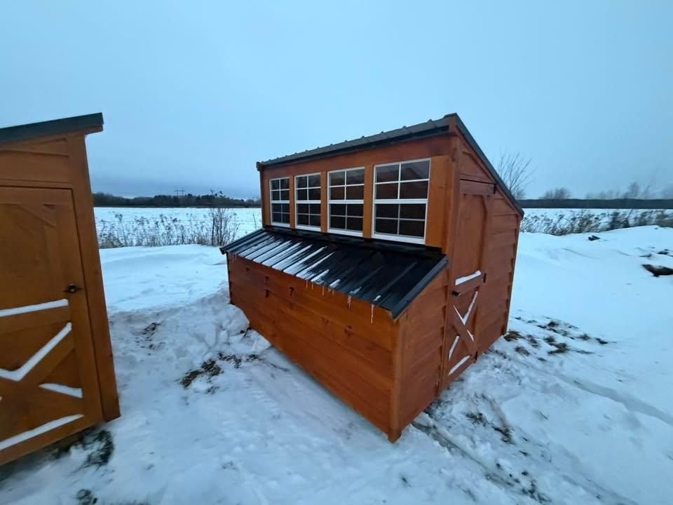 8x10 Insulated Chicken Coop for Yoder Sheds in Chili, WI