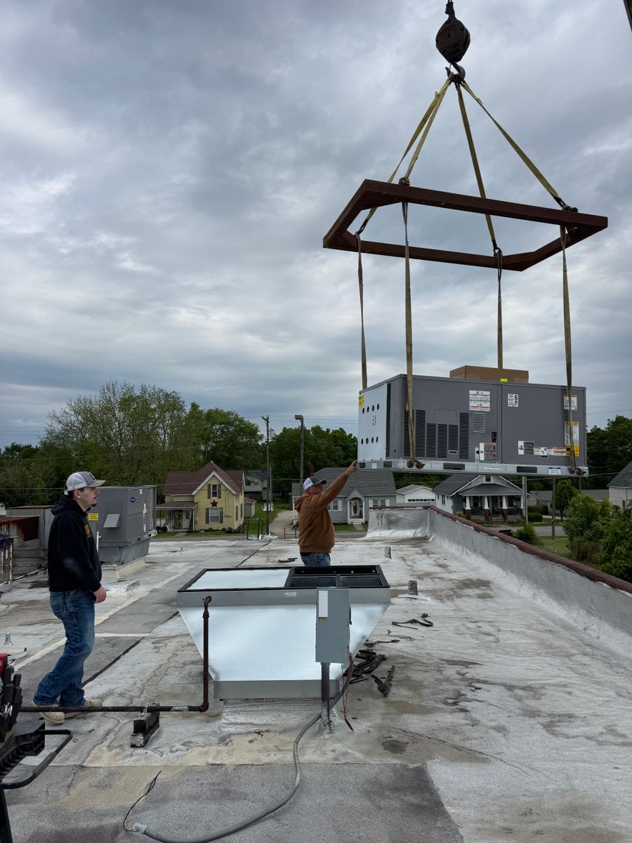 Installation of HVAC Systems for Richard Lewis HVAC in West Union, OH