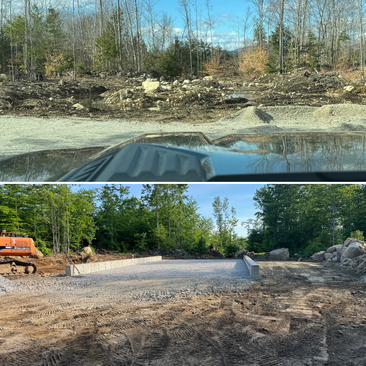 Land Clearing for AFH Earthworks in Madison, NH
