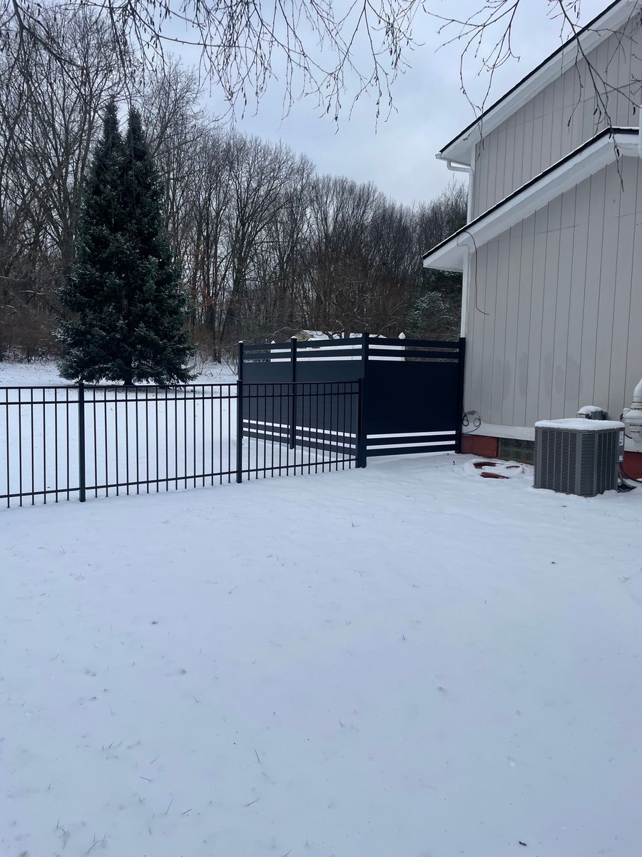 Fence Installation for TMF Services in Lapeer County, MI