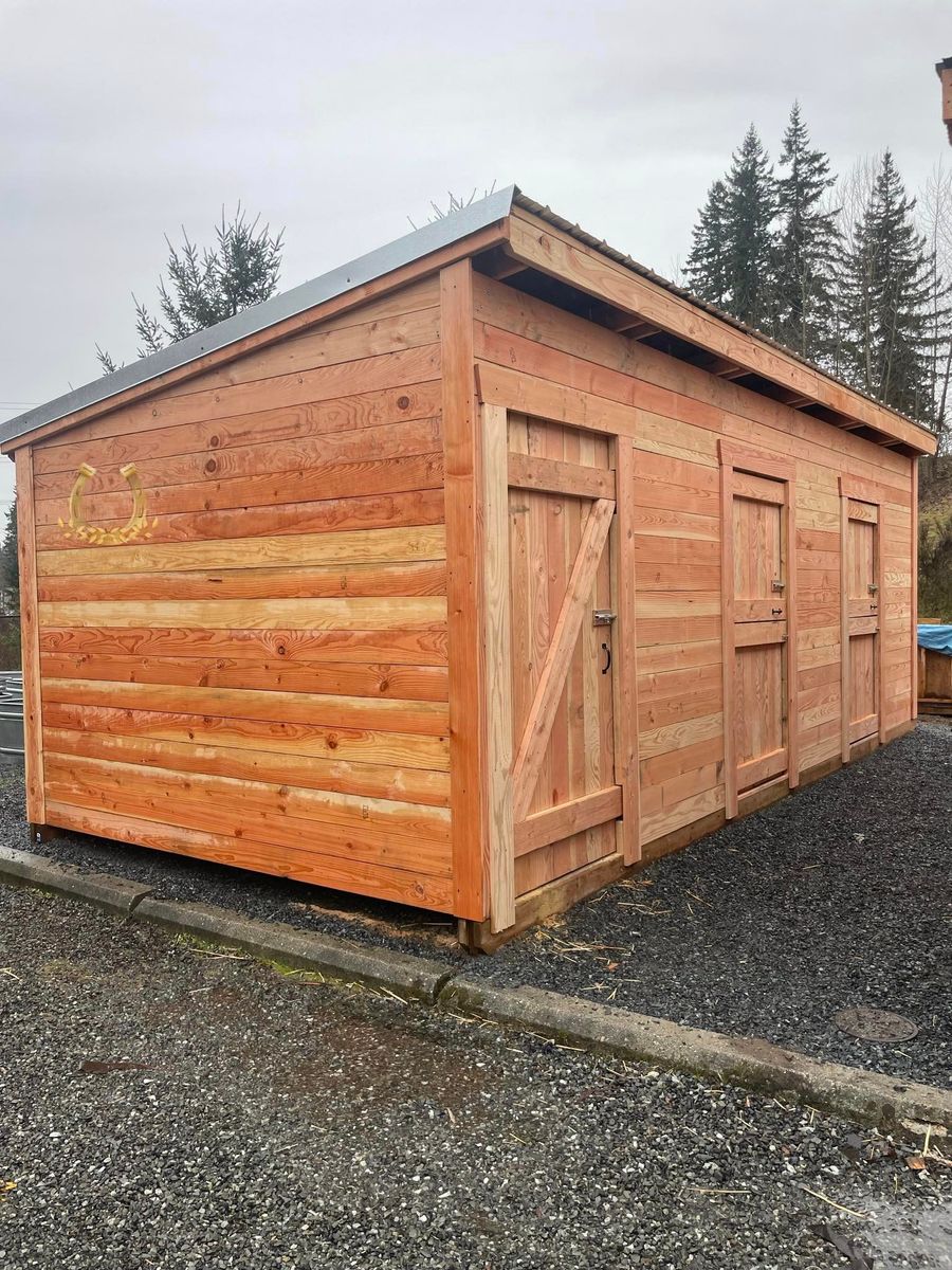 Shelters for Oats Equestrian Fencing LLC in Arlington, WA