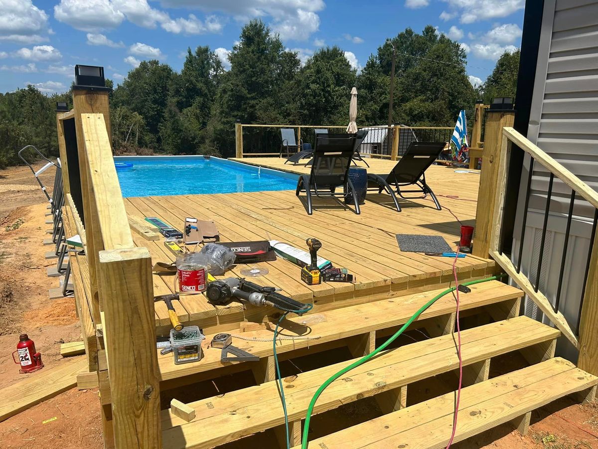 Deck & Patio Installation for Kountry Construction in Brookhaven, MS