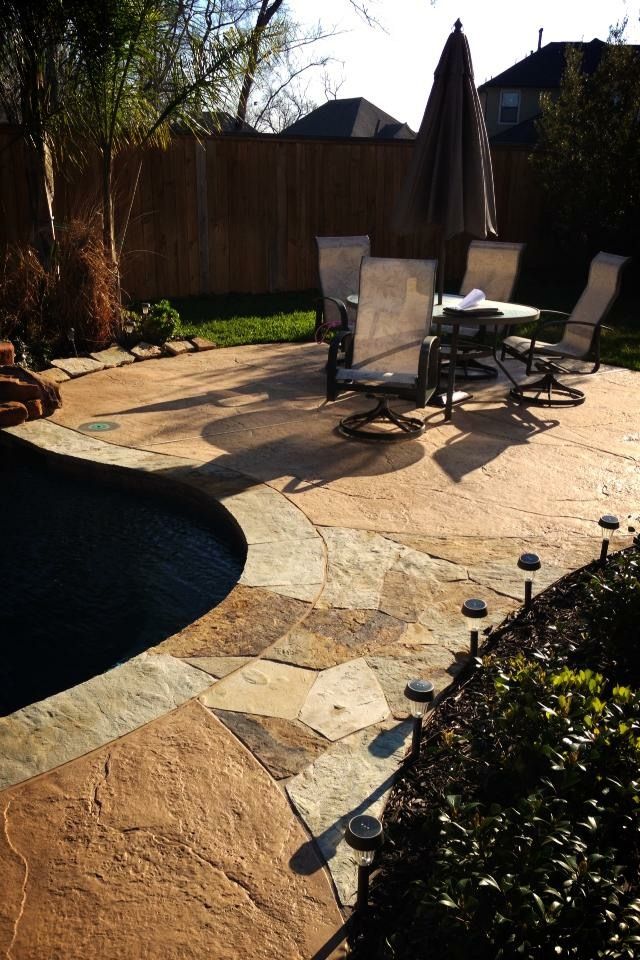 Pool Remodels for Texas Curb N Borders in Houston, TX