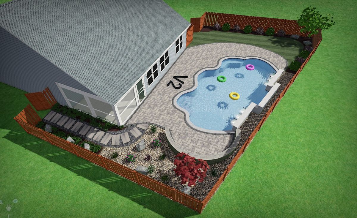 Landscape Design for Green Works Landscaping in Clayton, NC