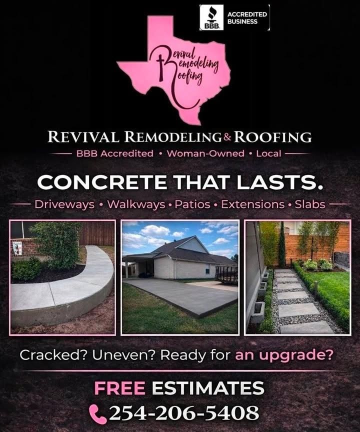 Patios for Revival Remodeling and Roofing in Grapevine, TX