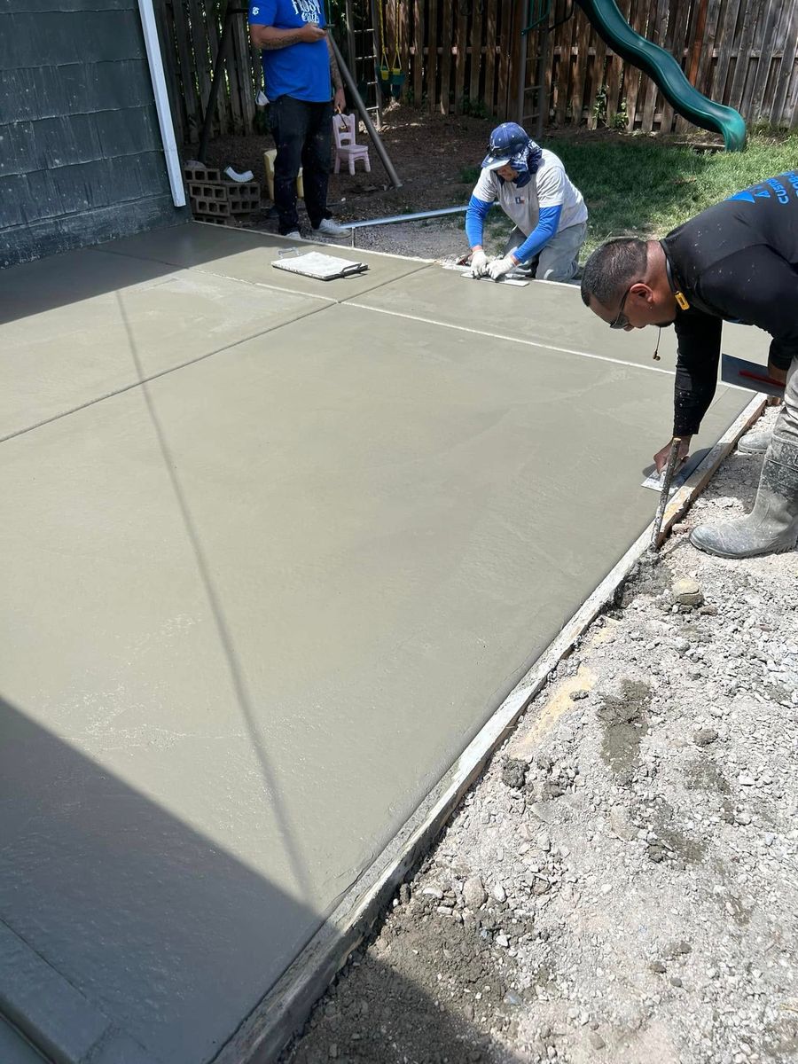 Patio Design & Installation for UC Concrete in Lehi, UT
