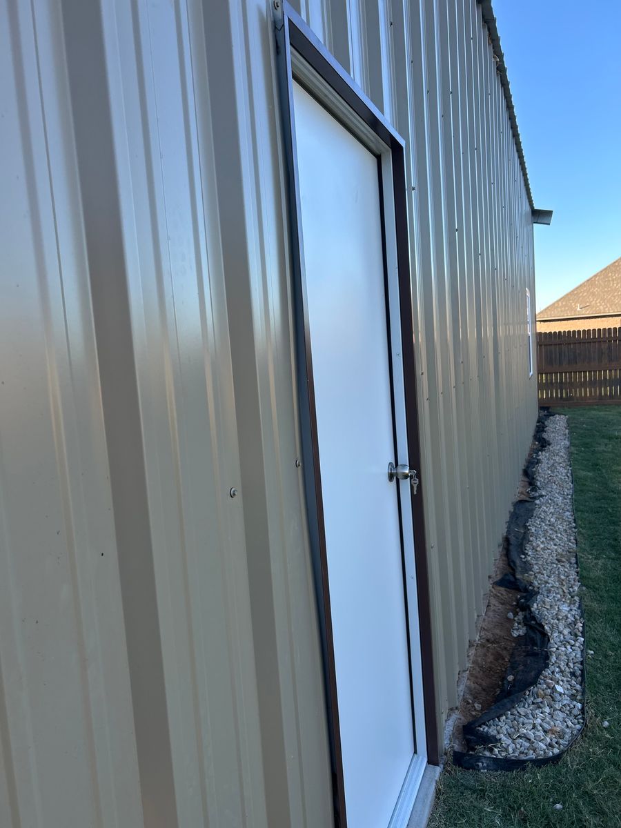 Oklahoma Residential Steel Buildings ( shops, Barndominiums, add-ons) for A-N-H Construction LLC in Oklahoma City, OK