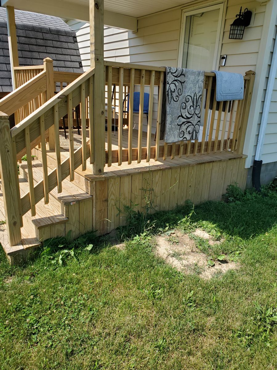 Decks for John Colvin's Home Improvement in Modoc,  IN