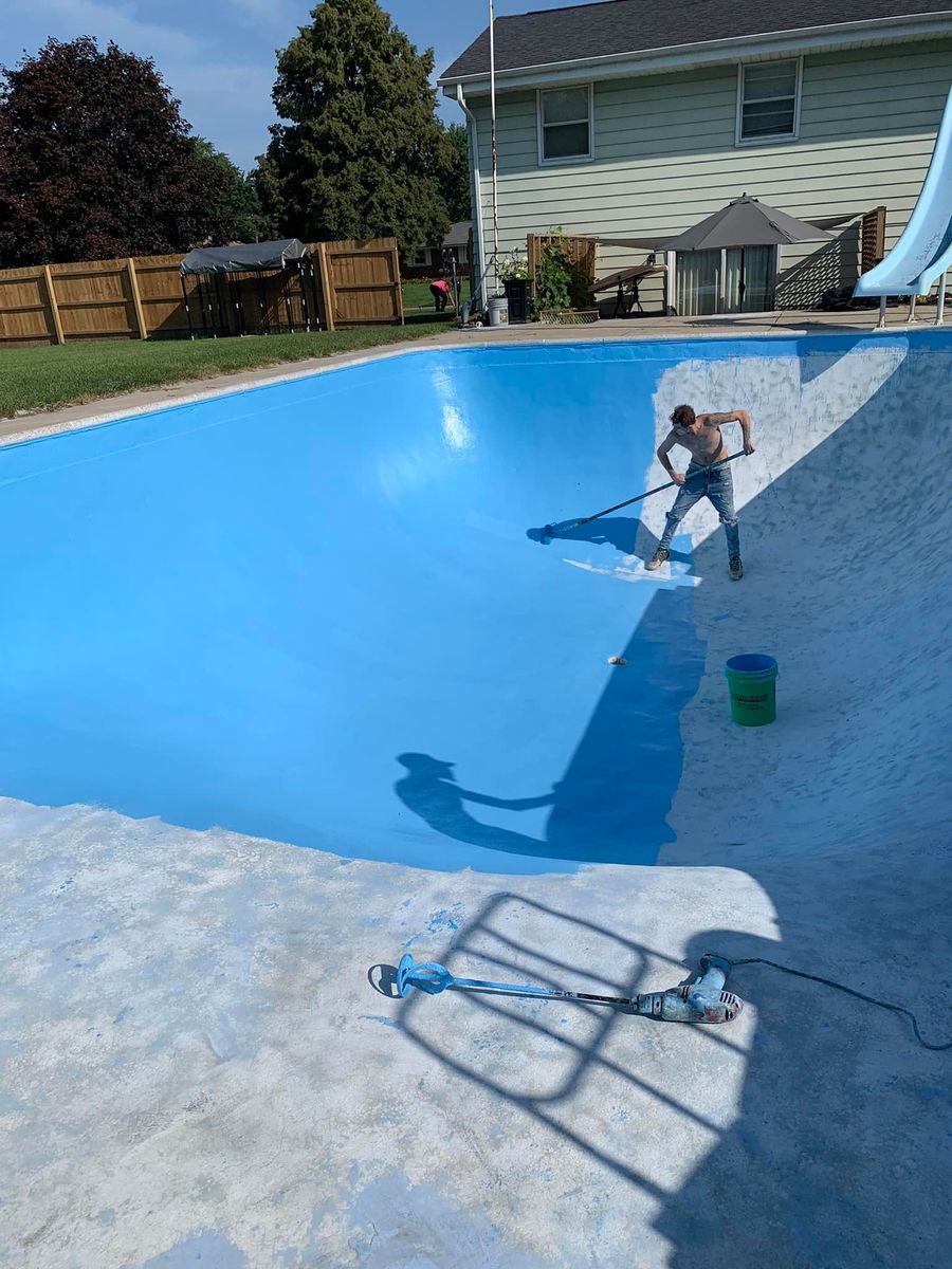 Pool Painting for R & D Painting and Sandblasting in Elkhart, IN