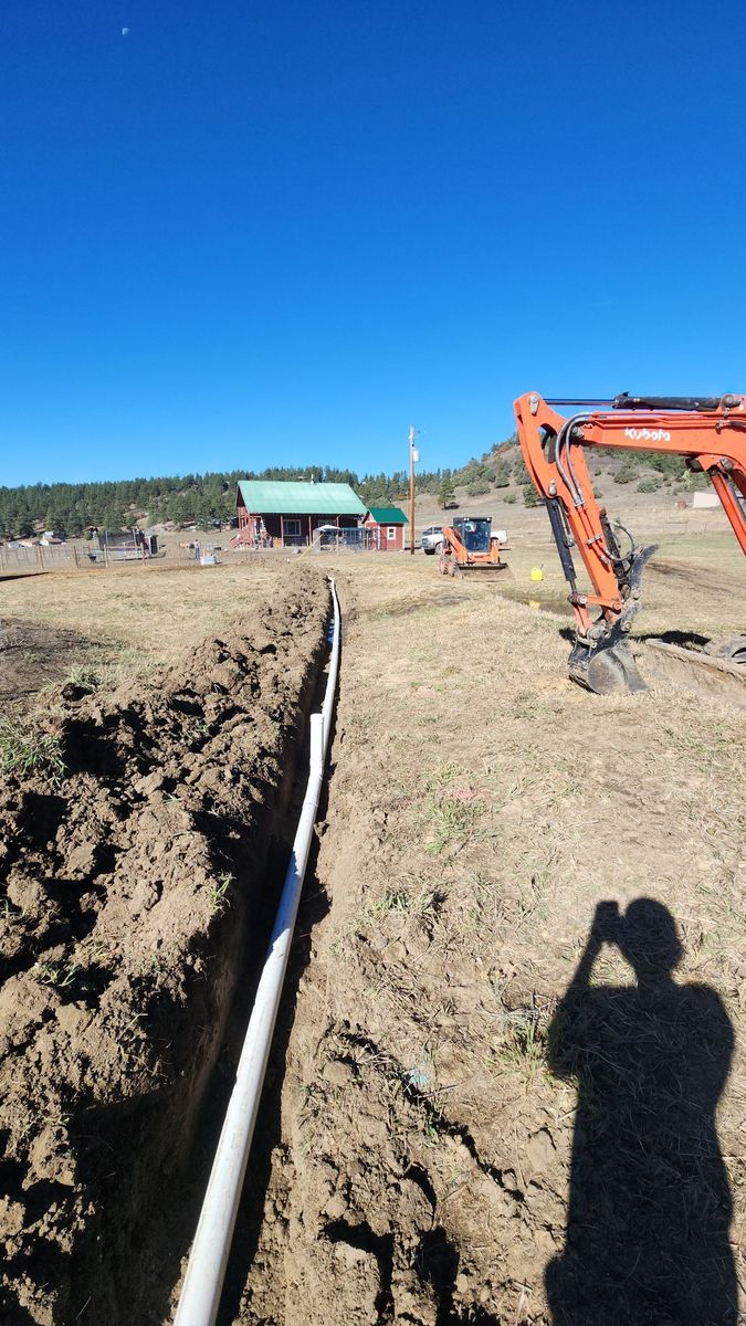 Site Preparation for Markham Septic & Excavation in Pagosa Springs, CO