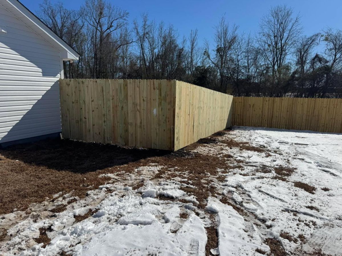 Wood Privacy for 4 In The Fire Fencing LLC in Darlington, SC