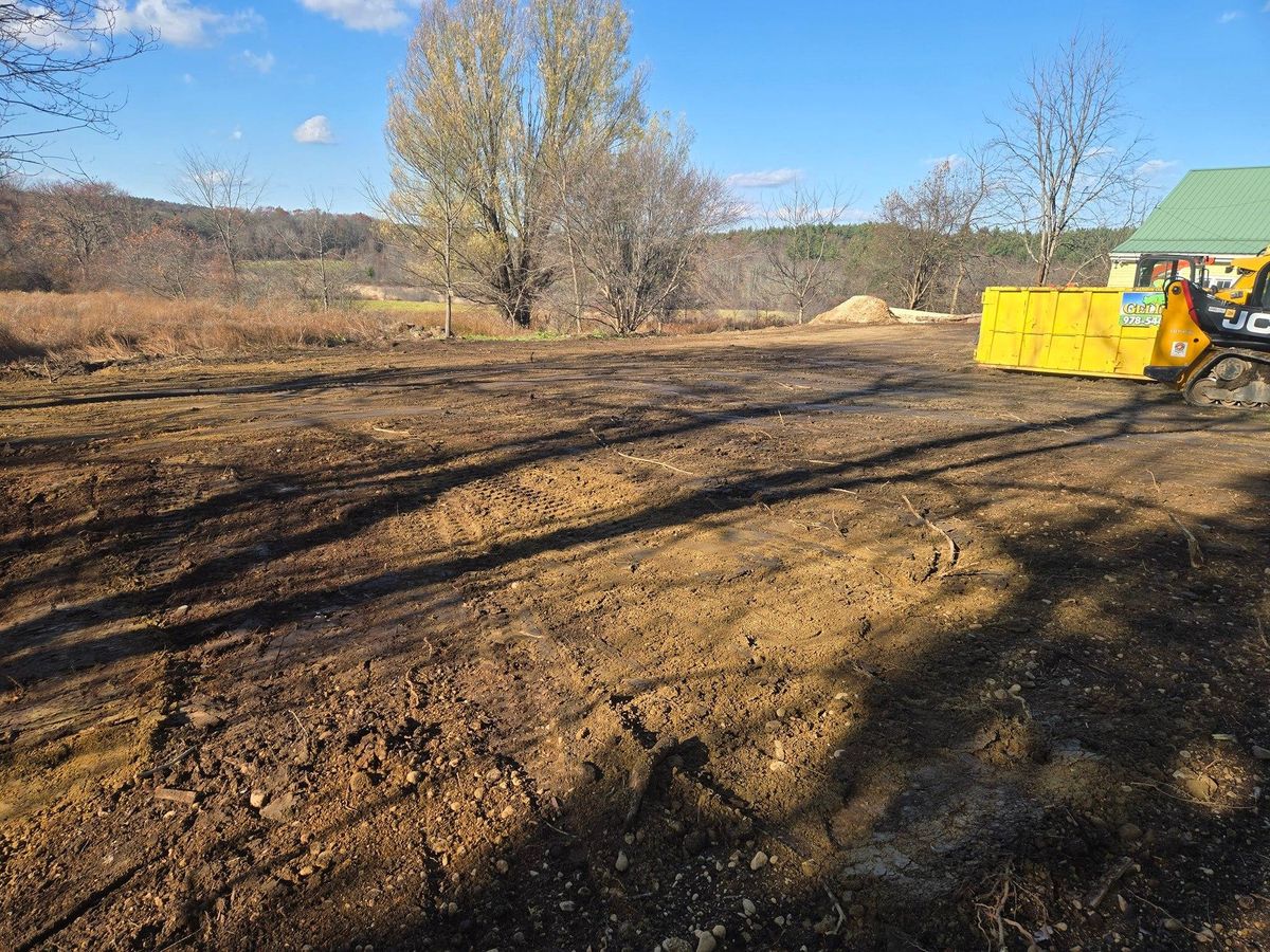 Foundation Digging for MJS Excavating in Hardwick, MA