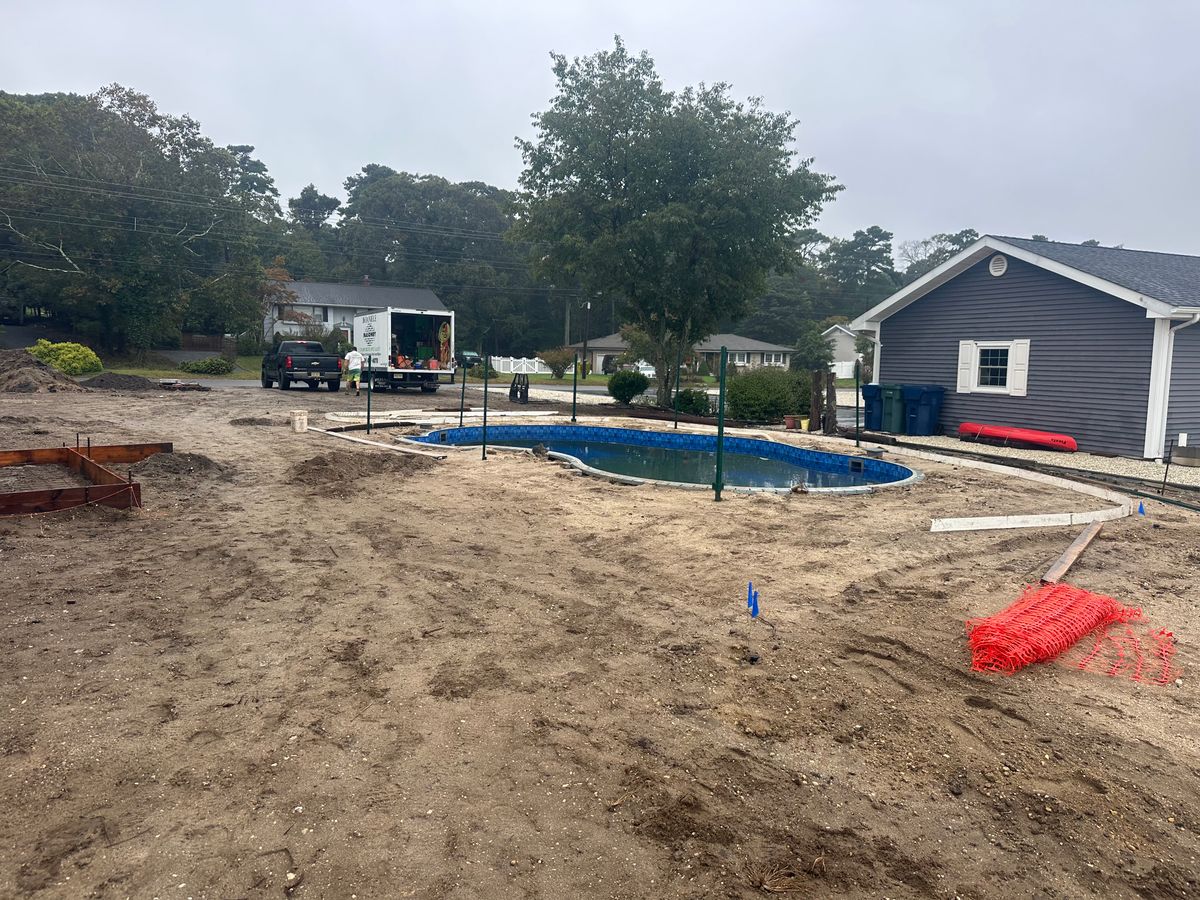 Concrete Driveway Installation for DiDaniele Masonry in Tuckerton, NJ