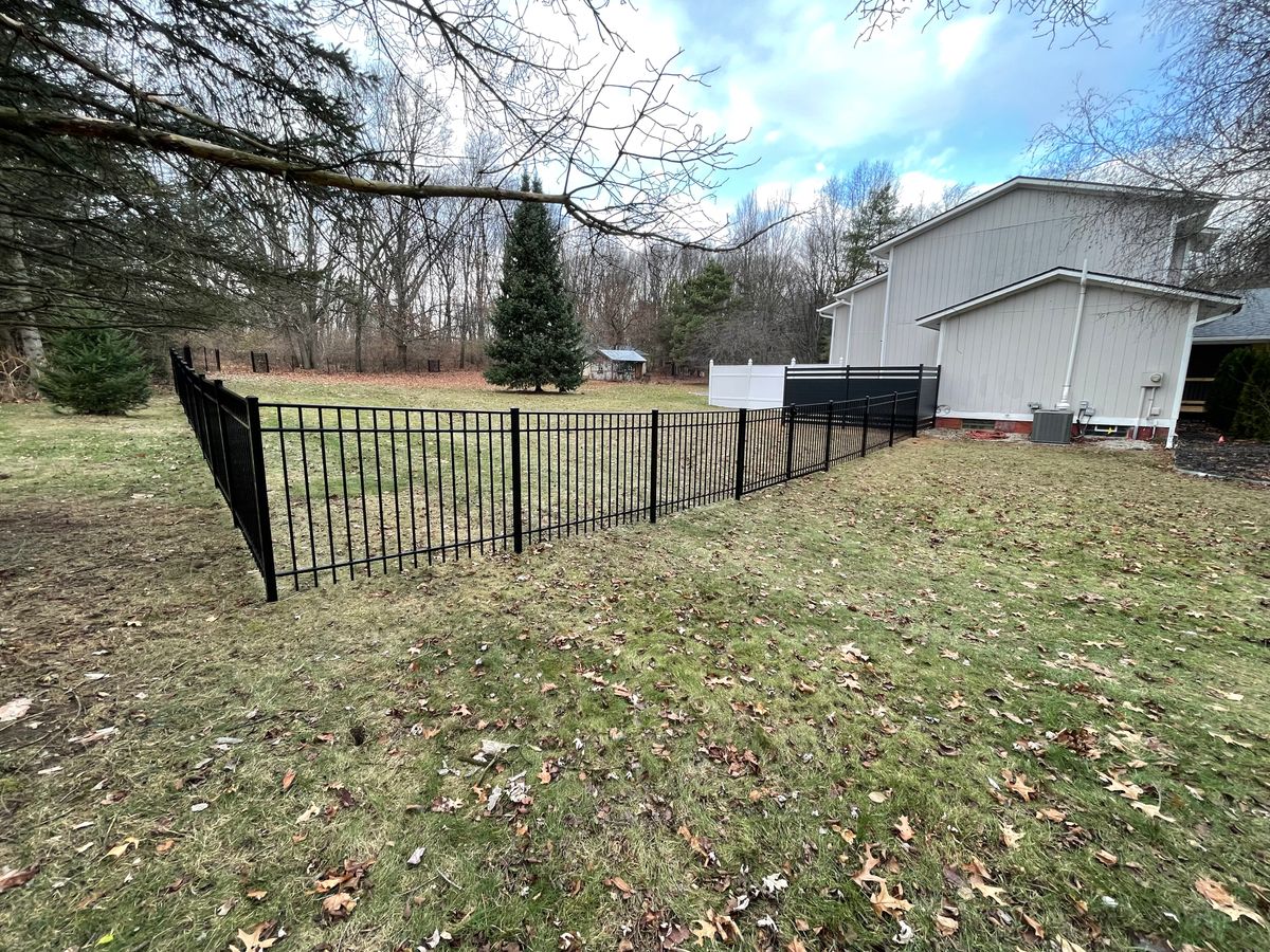 Fence Installation for TMF Services in Lapeer County, MI