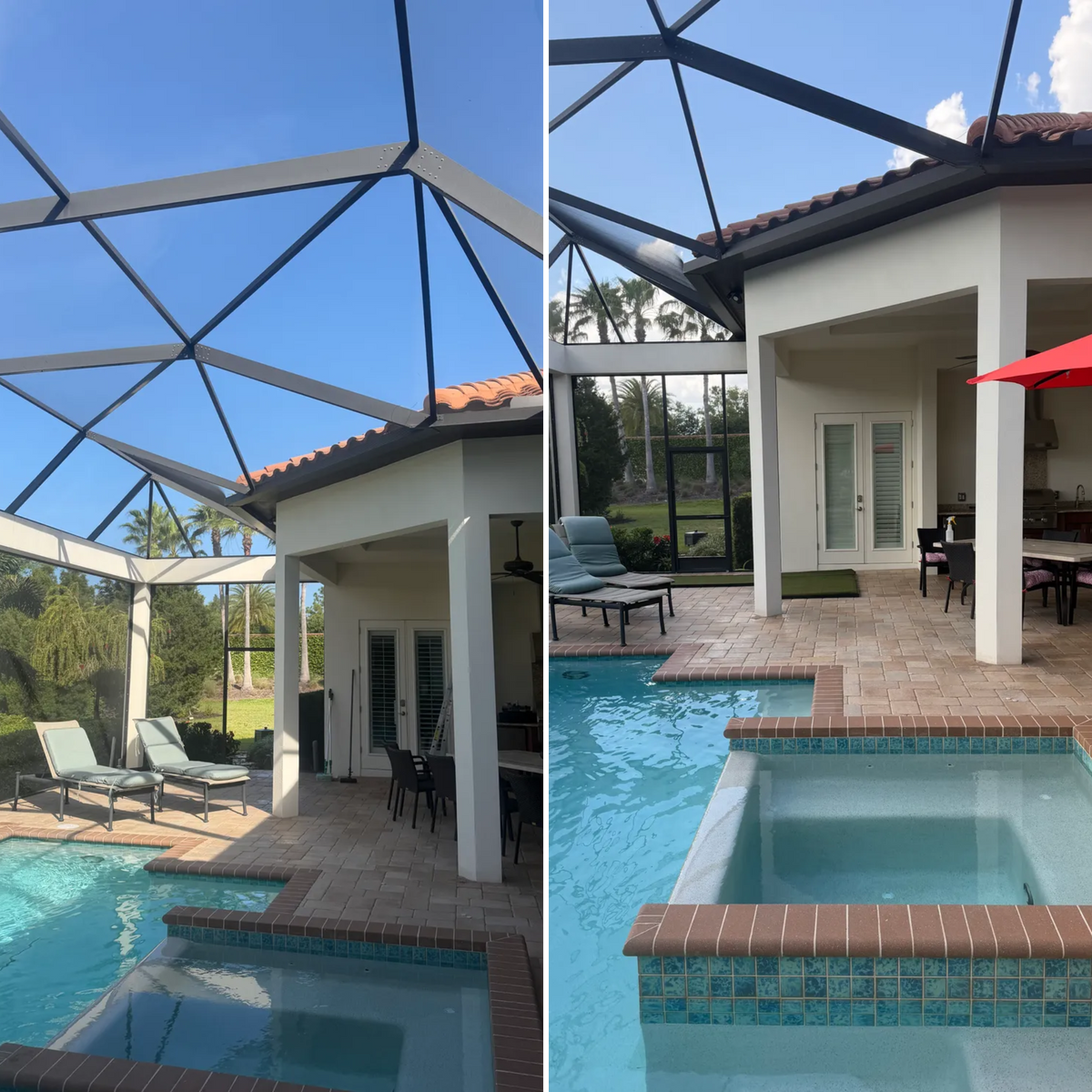 Pool Cage Cleaning for My Soft Wash Guys in Venice, FL