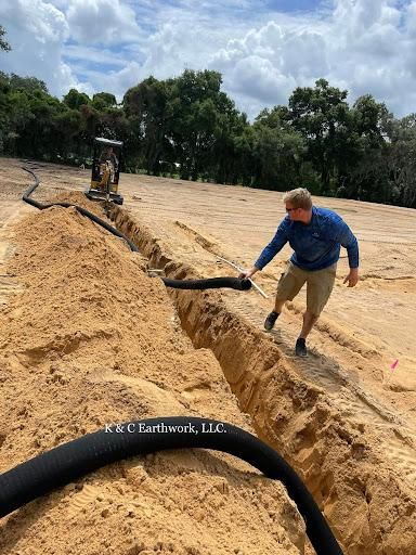 Excavation for K & C Earthwork LLC in Lakeland Highlands, FL