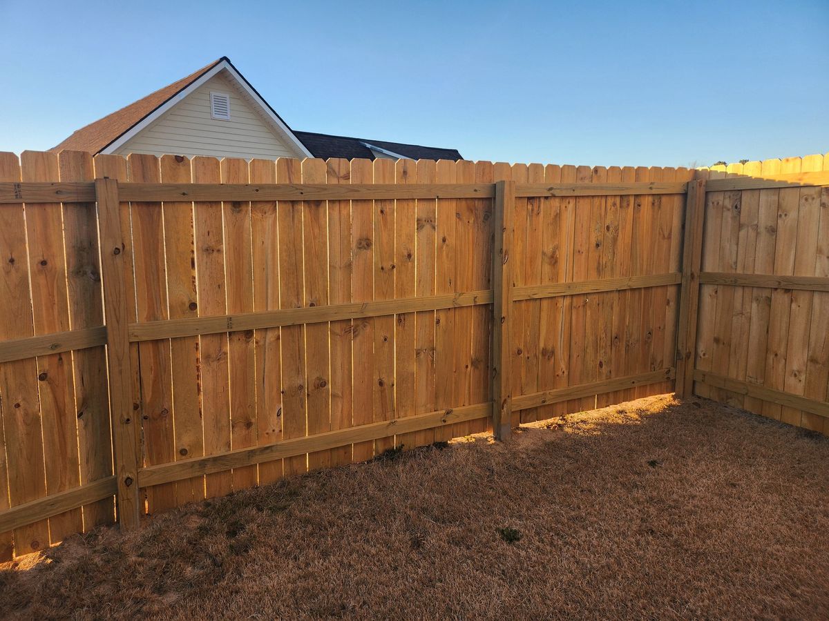 Fence Installation for Arrow Line Fences in Aiken, SC
