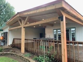 Deck & Awning Installation for Lawless Construction in Dallas,, OR