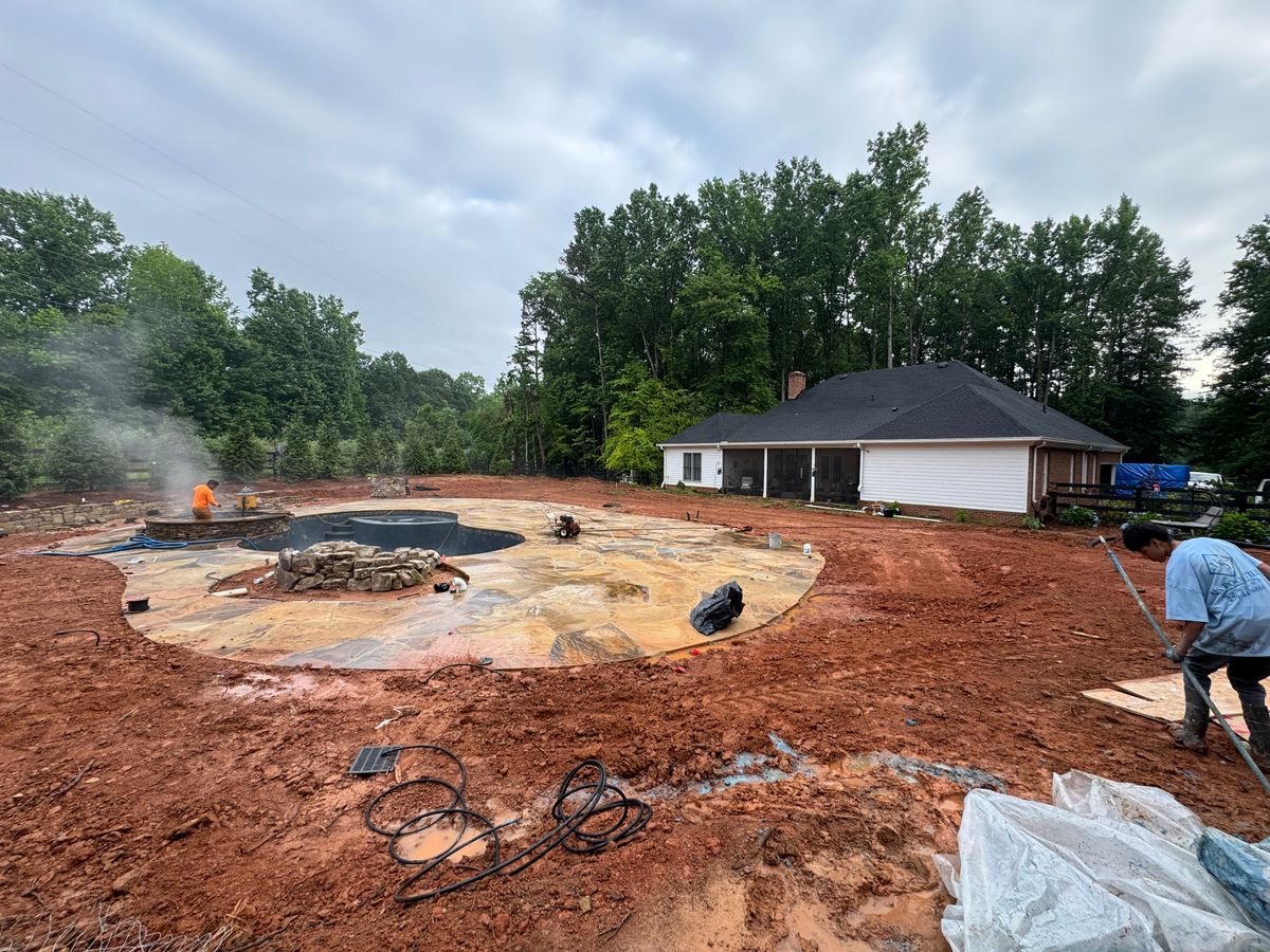 Patio Installation for Fusion Contracting in North Georgia, GA