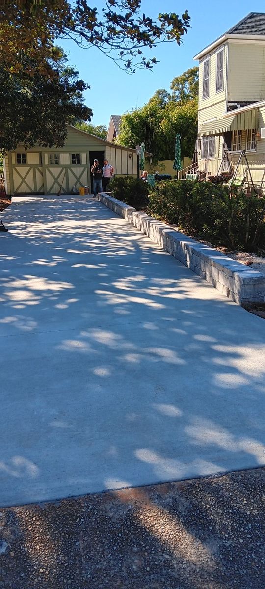 Concrete for Broadway & McMullen Construction in Hattiesburg, MS