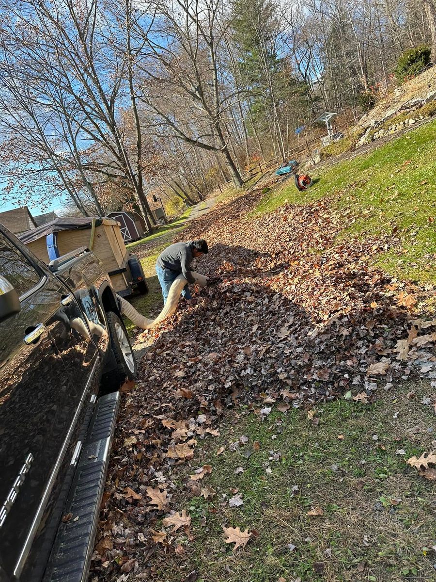 Fall Clean Up for Lopez Landscaping and Hardscapes in Scranton, PA