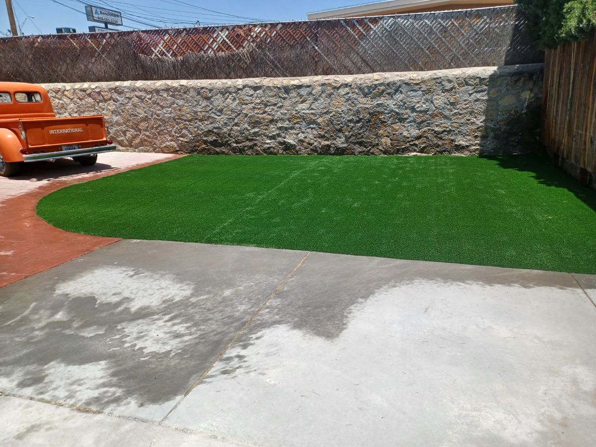 Turf Installation for Oasis Landscaping LLC  in El Paso, TX