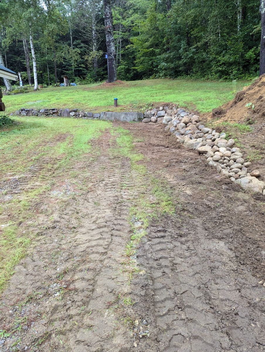 Hardscapes for Krahn Excavation in Oxford County, ME