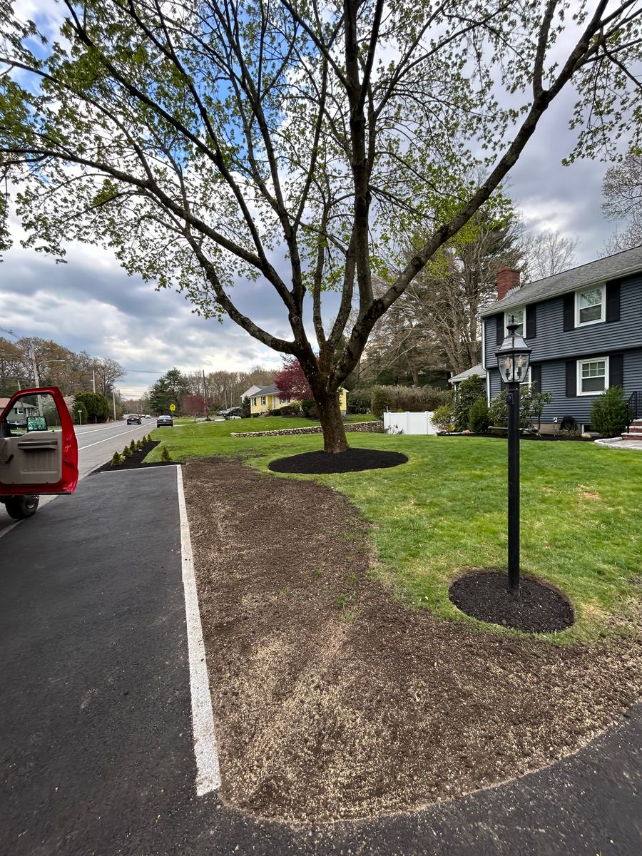 Mulch Installation for D.S. Landscaping & Construction in Essex County, MA