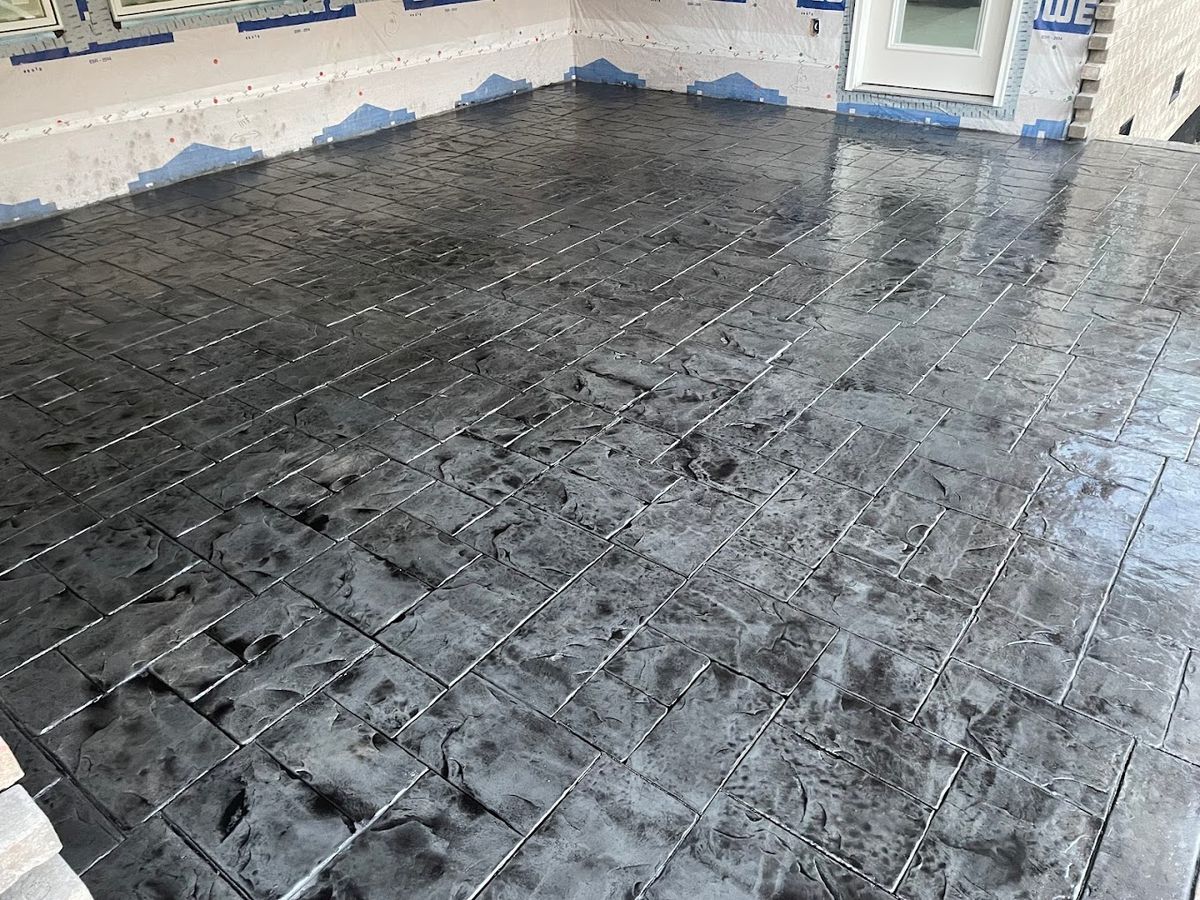 Concrete Patios for Vanguard Concrete Creations in Winston-Salem, NC