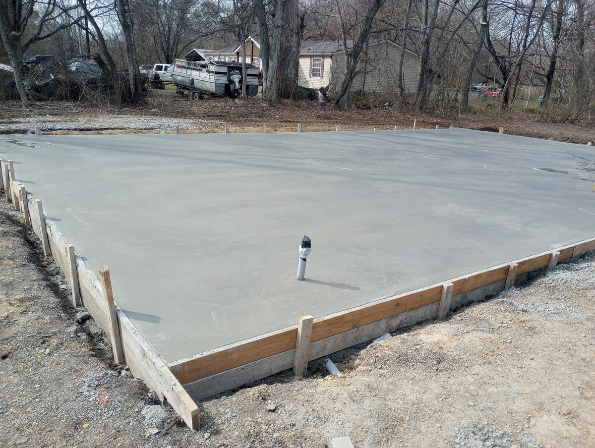 Concrete Foundations for Dream Team Concrete in Clarkville, TN