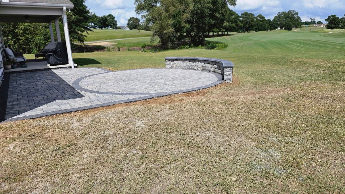 Landscape Installation for Grand Design Outdoor Enhancements in Raleigh, NC