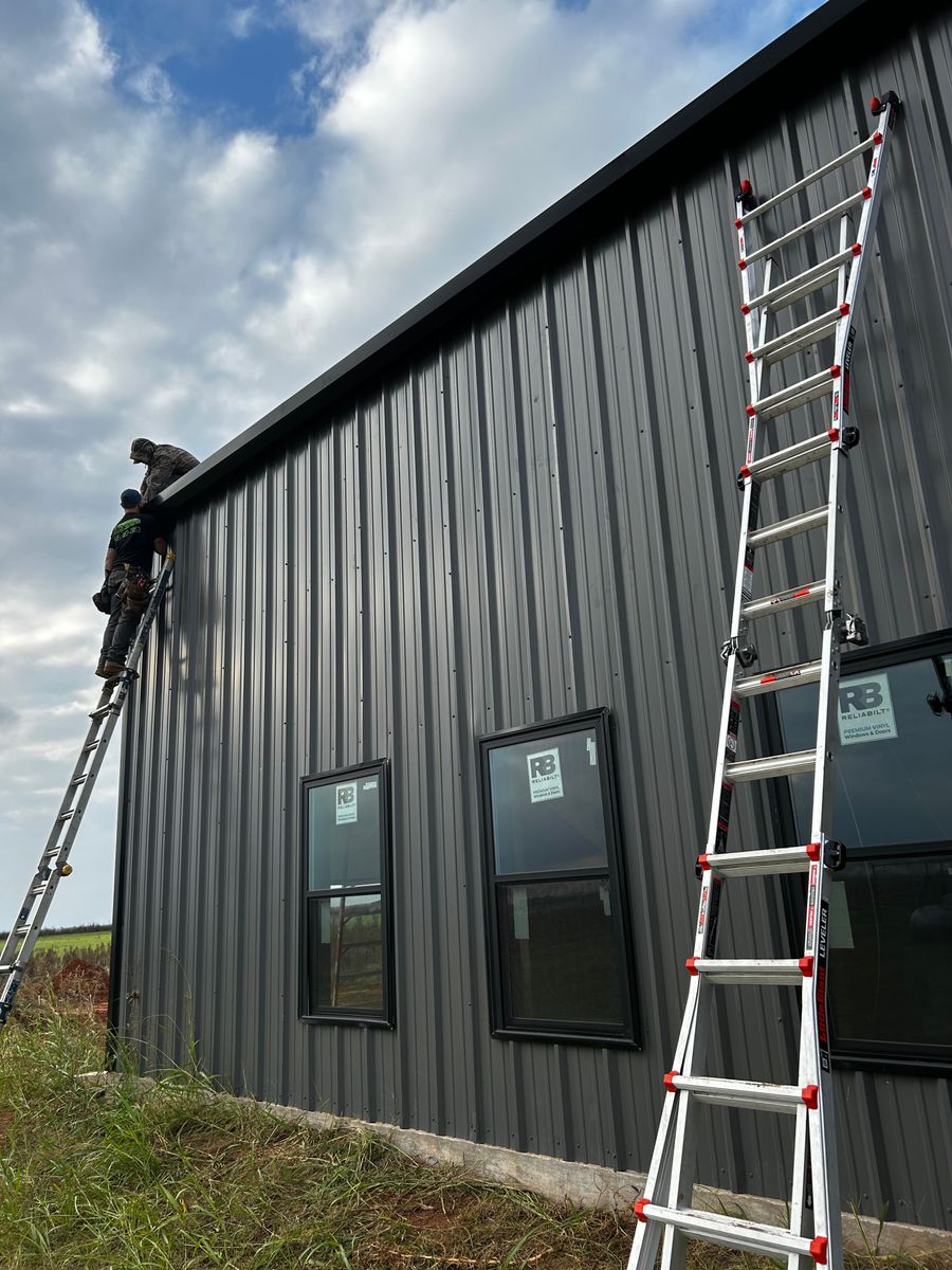 Oklahoma Commercial Steel Buildings (warehouses, agricultural, aviation, strip malls) for A-N-H Construction LLC in Oklahoma City, OK