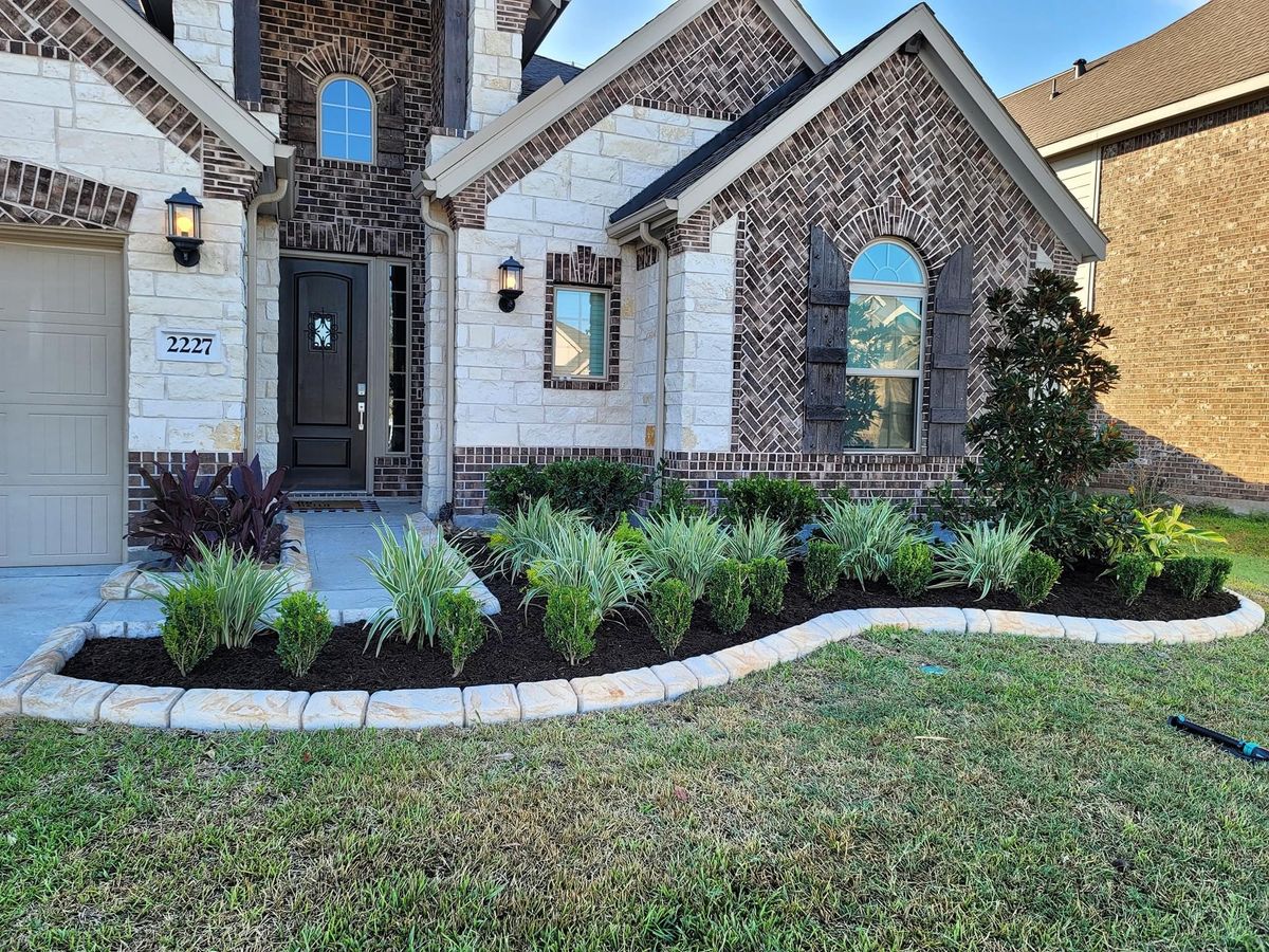 Landscaping for Texas Curb N Borders in Houston, TX