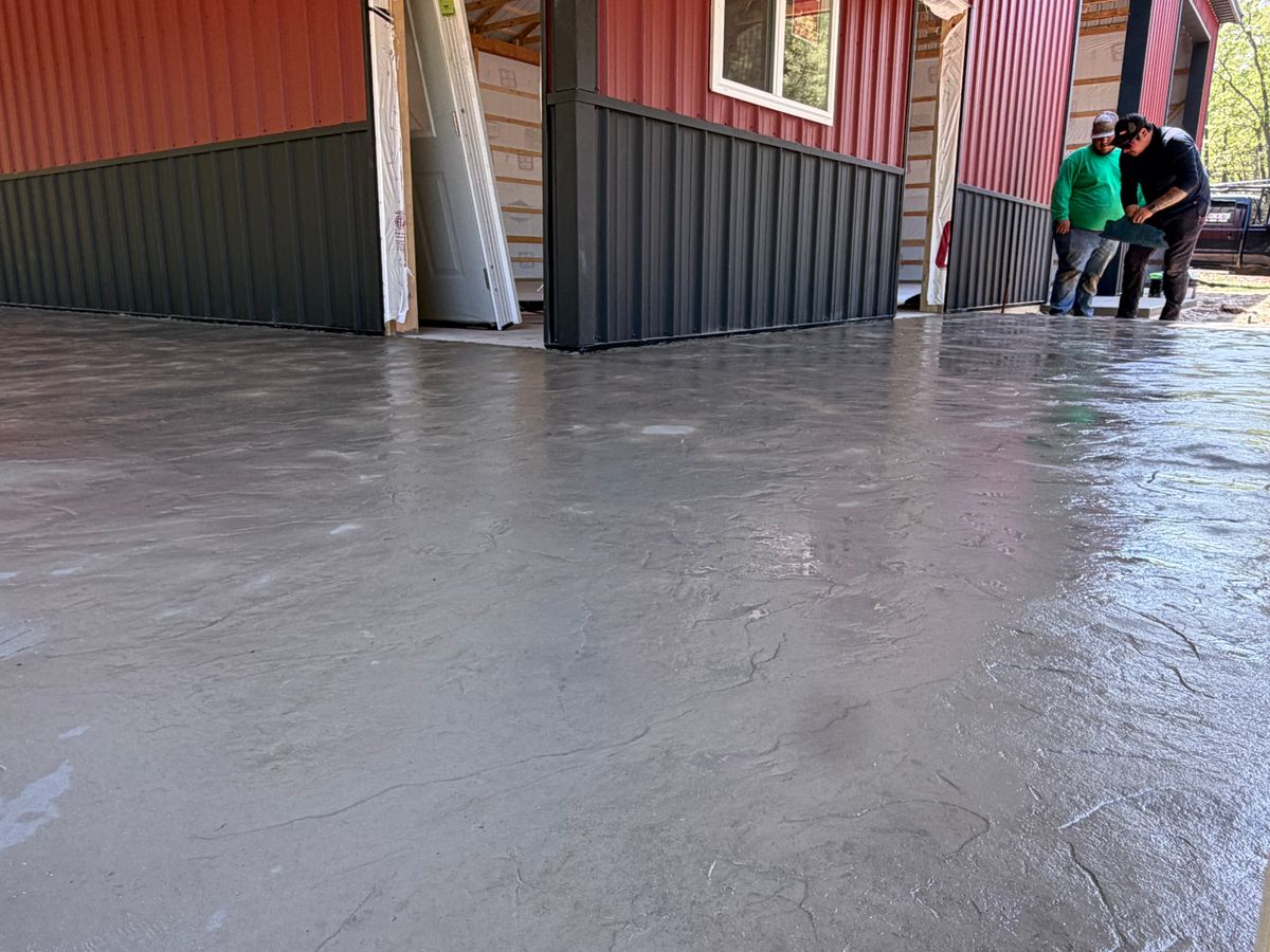 Concrete Slab Construction for J&C Concrete in Fruitport,  MI