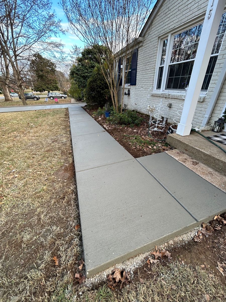 Concrete Sidewalks for Premier Concrete Scapes in Murfreesboro, TN