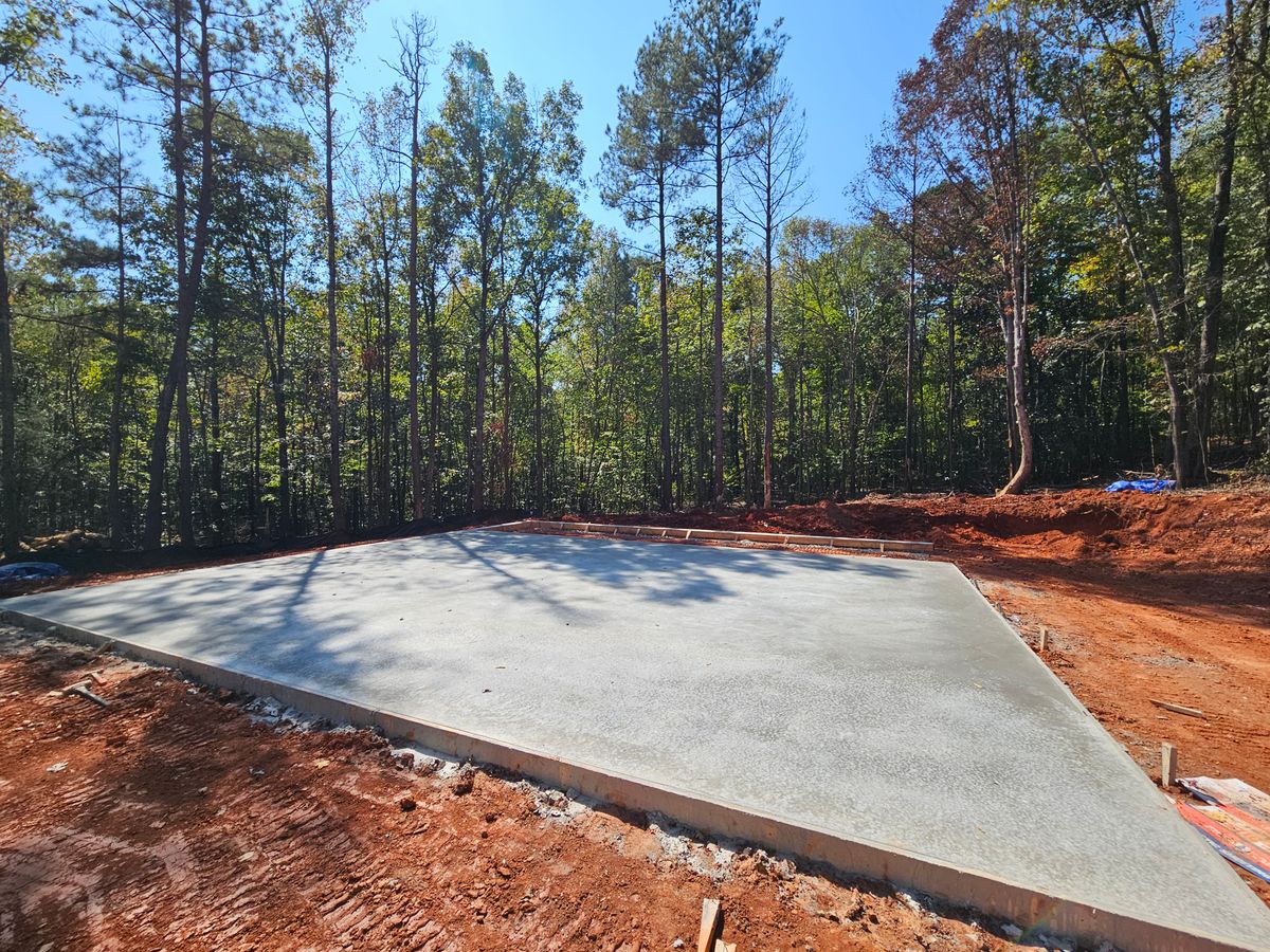 CONCRETE SLAB INSTALLATION for HAYS Property Services in Jefferson, GA