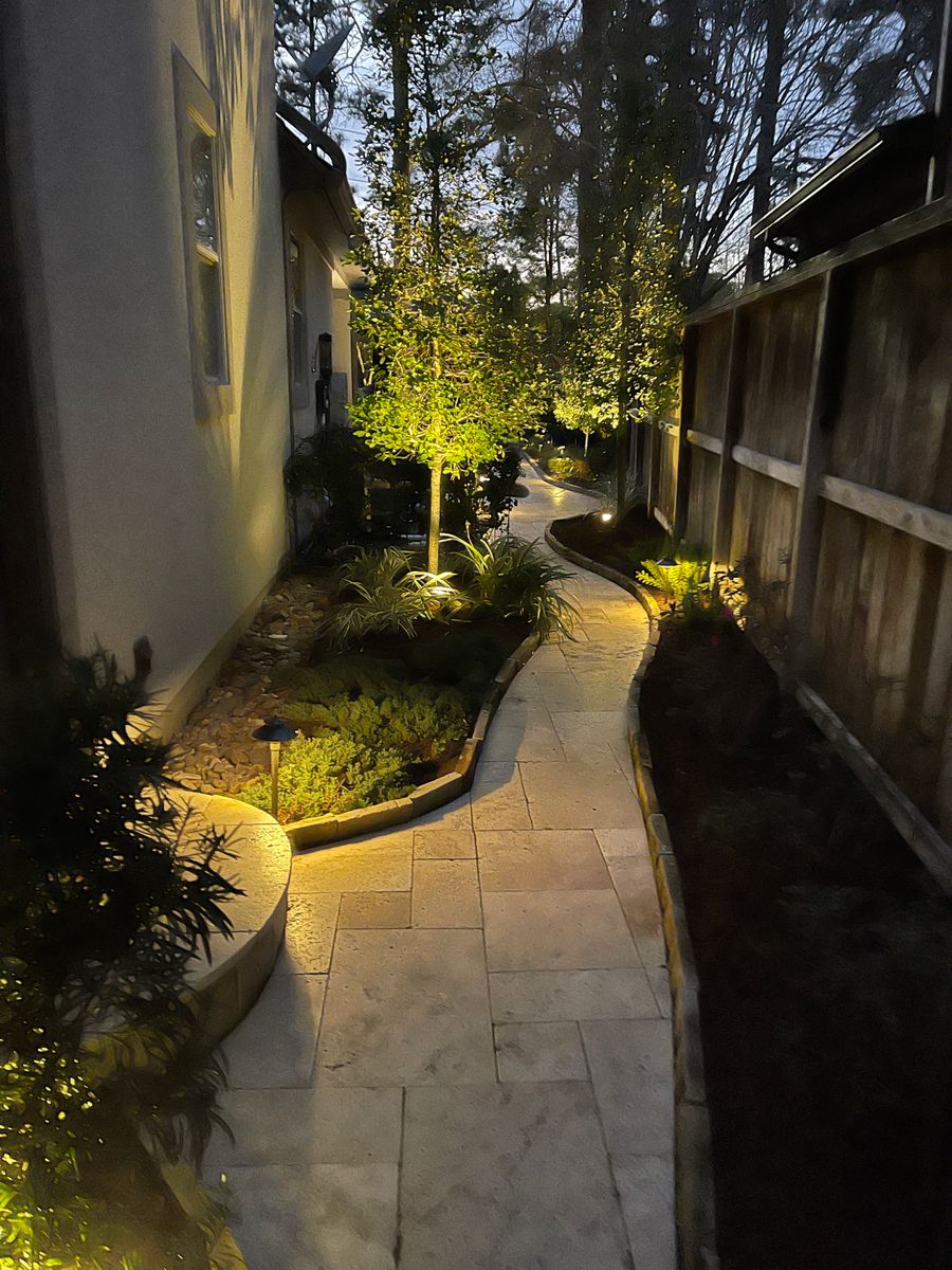 Landscape Lighting for Cuernavaca Landscaping in Spring, TX