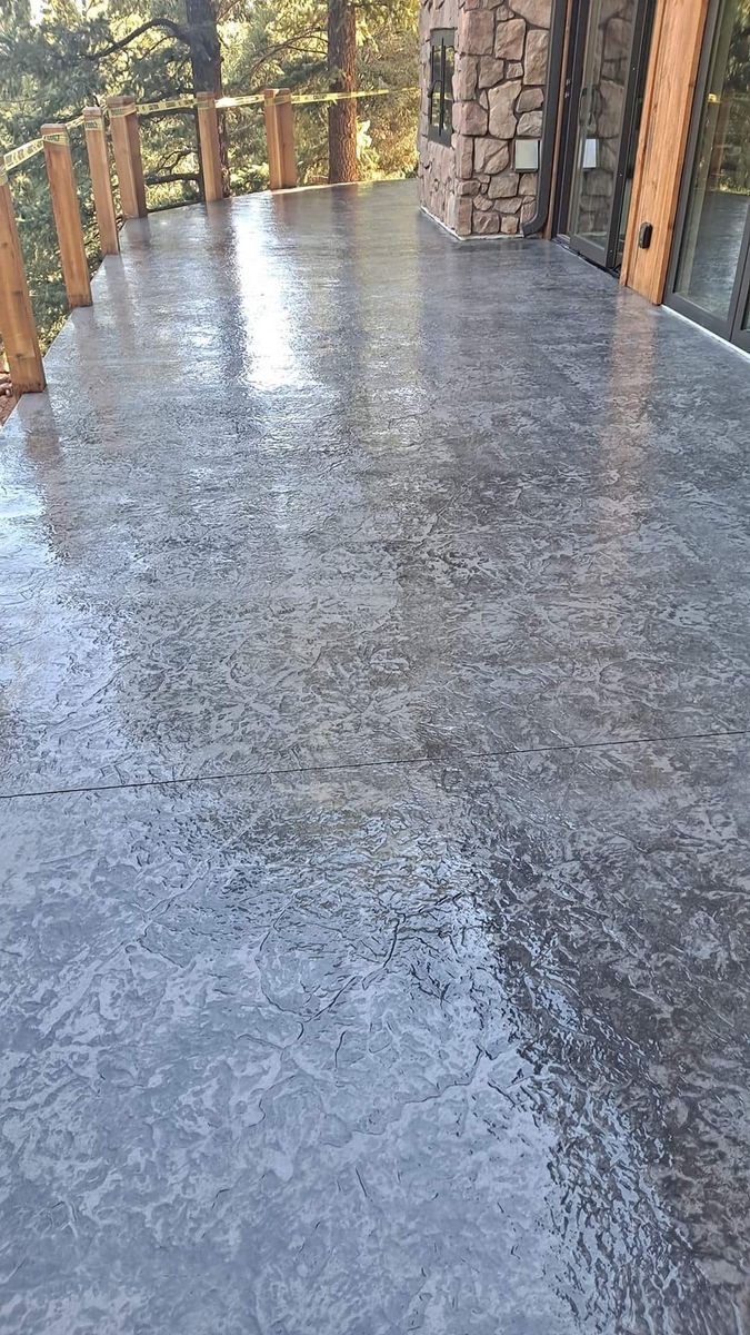 Patio Design & Installation for Preciado Concrete LLC in Colorado Springs, CO