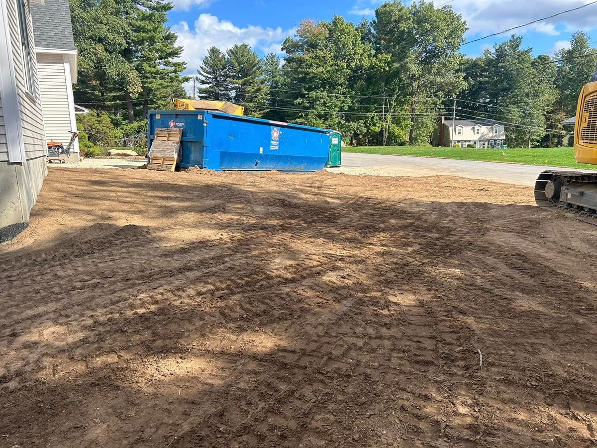 Leveling for M.J. Merrill & Sons Excavation in Manchester, NH