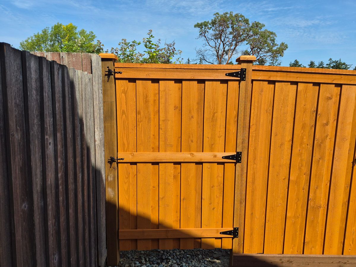 Gate Installation for McBride and Sons Fence in Camano, WA
