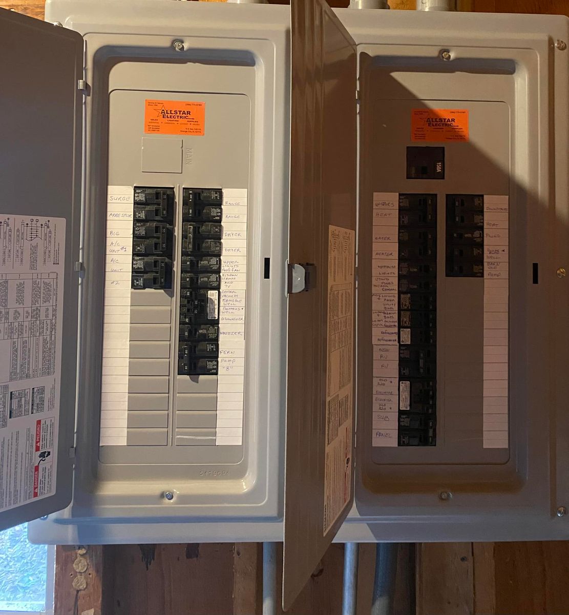 Electrical Panel Upgrades for Allstar Electric of Orange City in Orange City, FL
