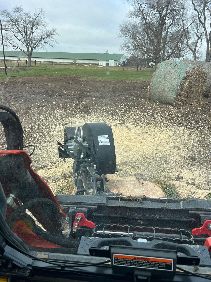 Stump Grinding for Baker Professional Services LLC in Shelbina, MO