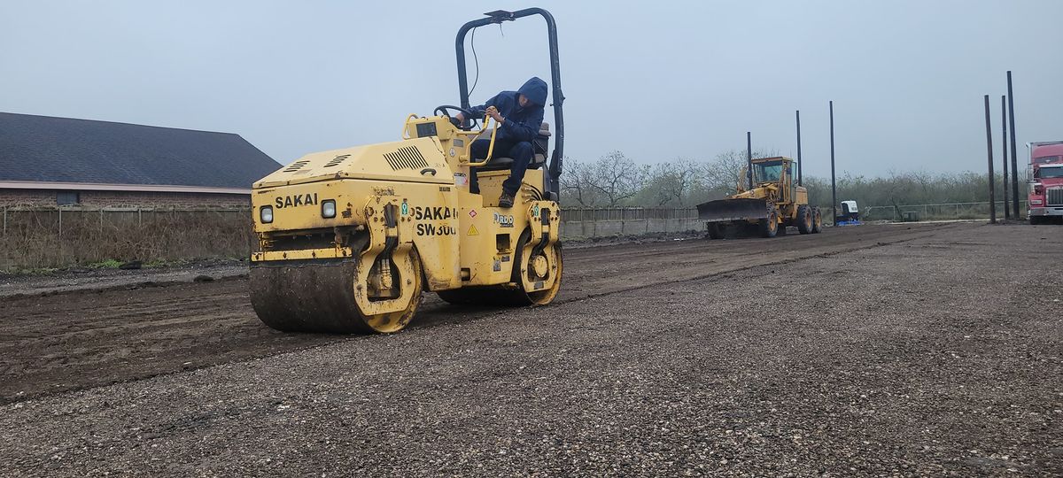 Land Clearing and Leveling for Longoria & Son Construction in Harlingen, TX
