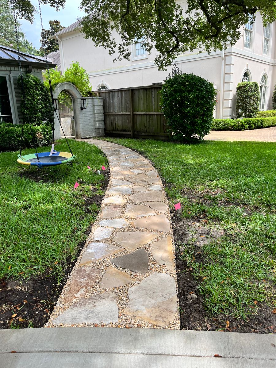 Walkways for BigTex Concrete Construction in Houston, TX