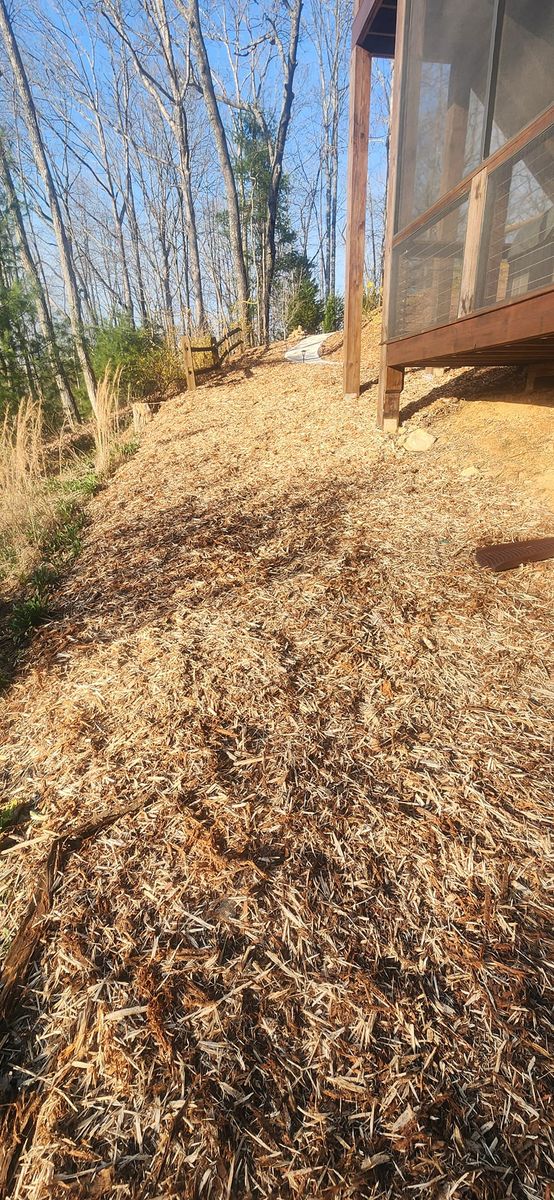 Mulch Installation for JC Landscapers in Ellijay, GA