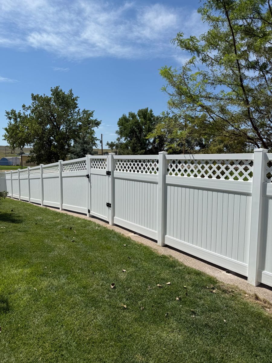 Fence Installation for DS Industries in Gillette, WY