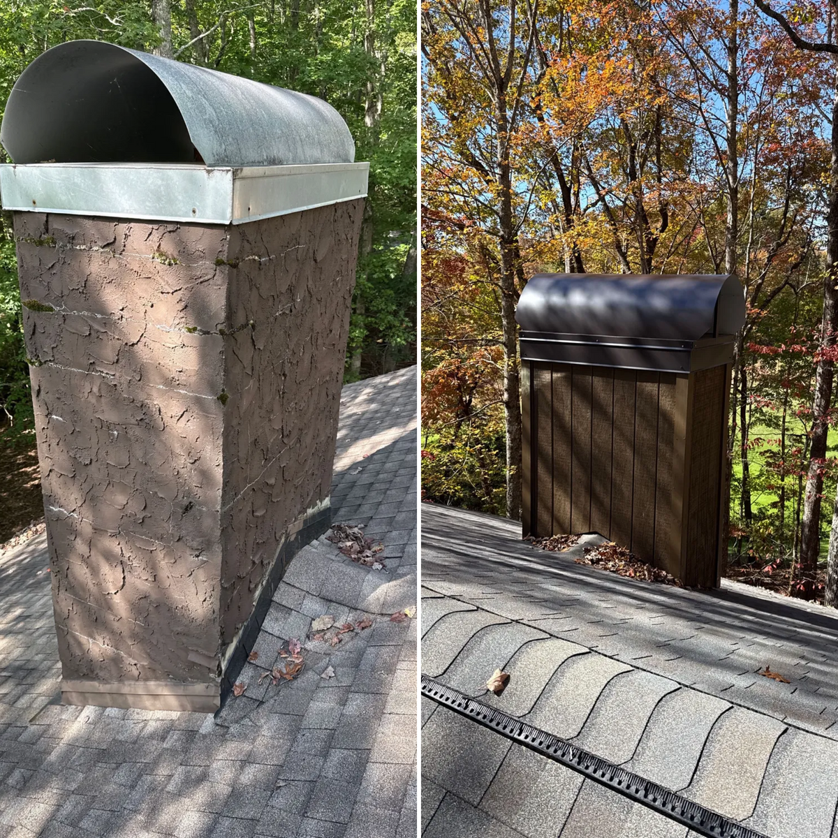 Chimney Replacement for RJ Roofing of WNC in Brevard, NC