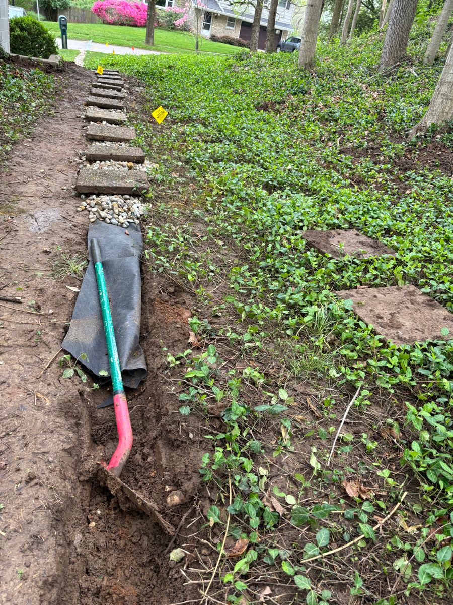 Drainage walkways for Hoosier Water Away in Indianapolis, IN