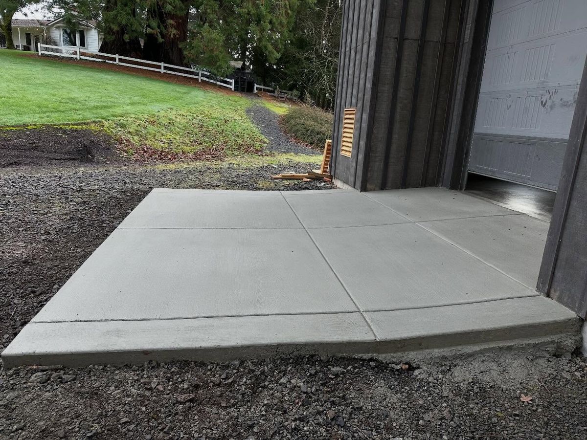 Concrete Flatwork for Olmedo Bros Concrete LLC in McMinnville, OR